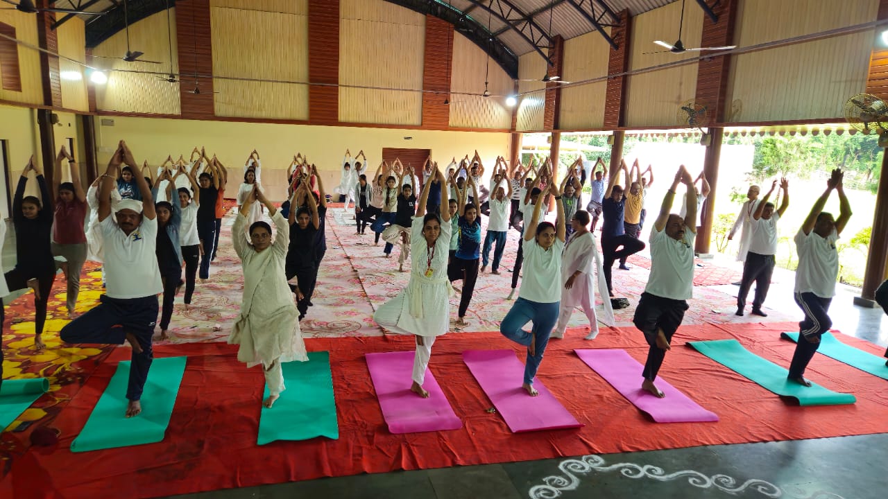 Team performing Vrukshashan
